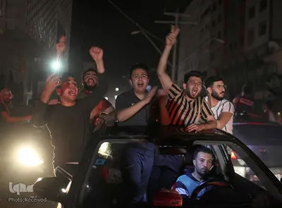 جشن پیروزی مقاومت مردم فلسطین