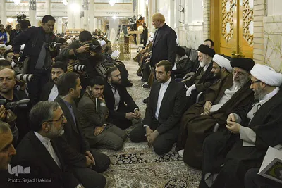 مراسم اولین سالگرد ارتحال آیت‌الله هاشمی شاهرودی