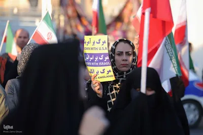 خروش مردم انقلابی تبریز علیه دشمنان اسلام در چهارشنبه آخر سال