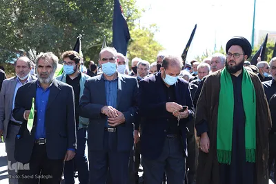 پیاده روی جا ماندگان اربعین در تبریز