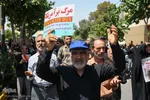 راهپیمایی نمازگزاران اصفهانی برای حمایت از مردم غزه