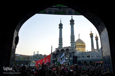 حرکت نمادین کاروان اسرای کربلا تا شام در قم