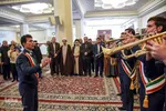 مراسم سالروز ورود امام(ره) در حرم مطهر شاهچراغ(ع)