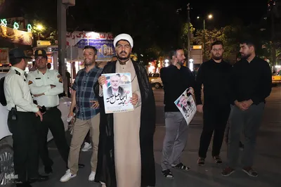تجمع مردم انقلابی ملایر در محکومیت جنایت رژیم خبیث صهیونیستی‎