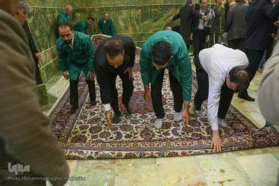 آیین بازگشایی ضریح حرم حضرت زینب خواهر امام رضا (ع)