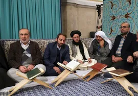 دیدار شرکت کنندگان در مسابقات بین‌المللی قرآن با رهبر معظم انقلاب