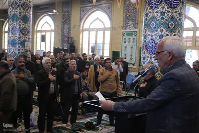 مراسم گرامیداشت چهلمین روز شهادت مدافعان امنیت مرودشت