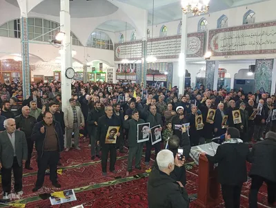 مراسم بزرگداشت شهدای مقاومت در شهرستان اهر
