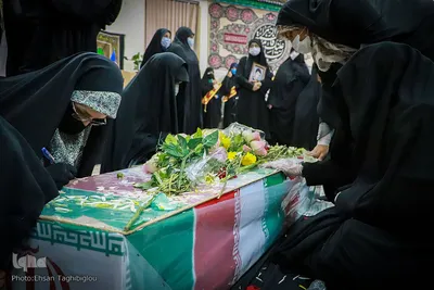 استقبال از  پیکر شهید "منتجبی" پس از ۳۸ سال - زنجان