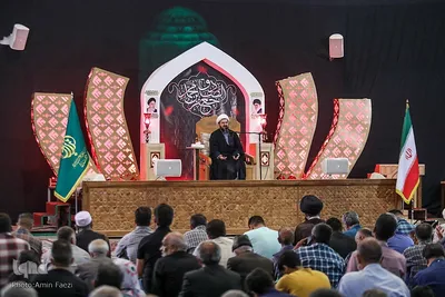 مراسم سوگواری شب شهادت امام صادق(ع) در حرم شاهچراغ