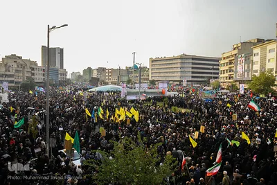 راهپیمایی مردم تهران در حمایت از اقتدار و امنیت کشور
