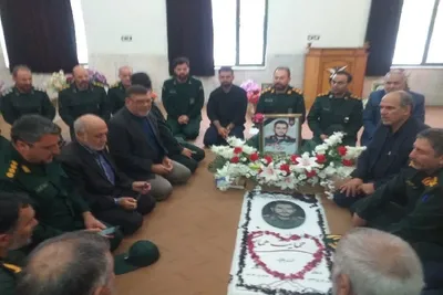 اولین سالگرد شهادت سردار حمایت همایون در شهرستان گرمی