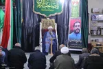 وداع اهالی مسجد الزهراء(س) شیراز با طلبه شهید امنیت