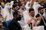 جشن حضرت زهرا و عقد 60 زوج در همدان‎‎
