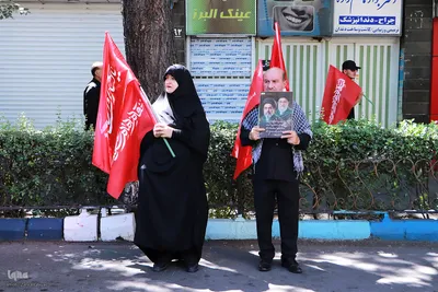 مراسم آیینی پیاده‌روی جاماندگان اربعین حسینی - تبریز