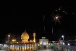 نورافشانی آسمان حرم شاهچراغ(ع)