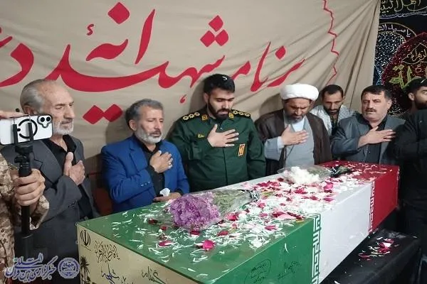 عکس |  دلدادگی مردم دودانگه در استقبال از شهید خوشنام شلمچه