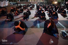 مراسم عزاداری شب چهارم محرم در هیئت میثاق با شهدا در دانشگاه افسری امام علی(ع) تهران