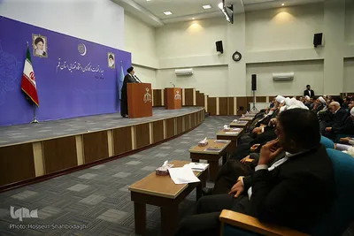 دیدار قضات و کارکنان دستگاه قضایی قم با رئیس قوه قضاییه