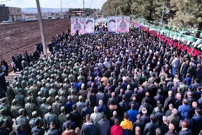 تشییع پیکر شهید مهدی حیدری