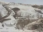 وضعیت راه های روستایی شهرستان اهر در روزهای سرد سال