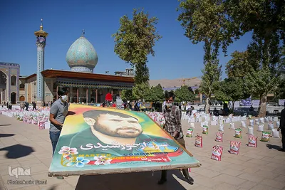 سومین مرحله رزمایش مواسات و کمک‌های مومنانه در شیراز