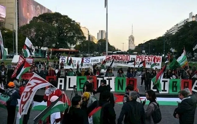 Argentinada Fələstinə dəstək nümayişi