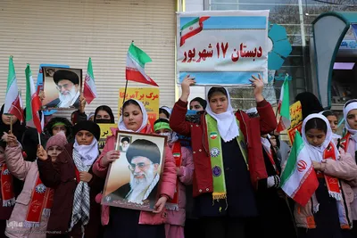 راهپیمایی ۲۲ بهمن در شهرستان اهر