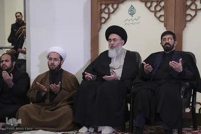 عزاداری‌ شب شهادت‌ امام‌ رضا(ع) در حرم مطهر شاهچراغ (ع)‎