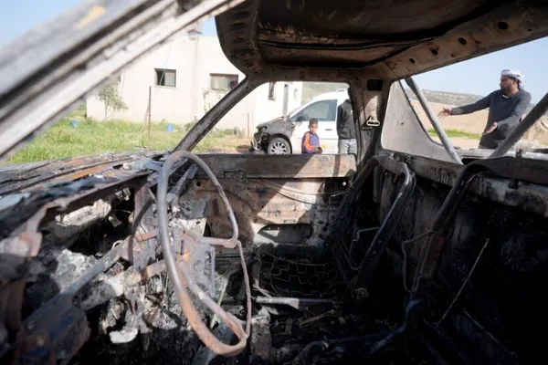 Nablus-Area Village Targeted as Vehicle Burned by Israeli Settlers in West Bank Attack