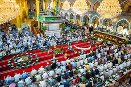 جزء خوانی قرآن حرم حضرت ابوالفضل العباس(ع)