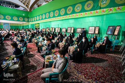 آیین رونمایی از ترتیل تند قرآن کریم با عنوان آوای معرفت