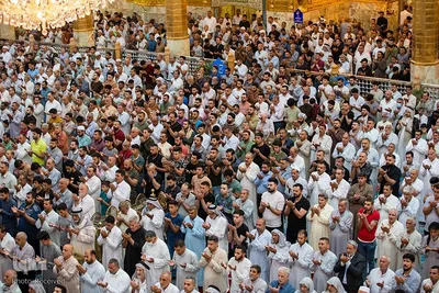 اقامه نماز عید سعید فطر در حرم حضرت عباس