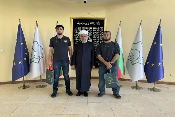 المفتي العام في بلغاريا يستقبل البطل الأولمبي 