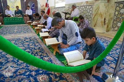آیین جزء خواني قرآن‌کریم در آستان امامزاده عبدالله(ع)شهرری