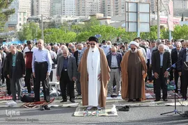 اقامه نماز عید فطر در محله بهرود