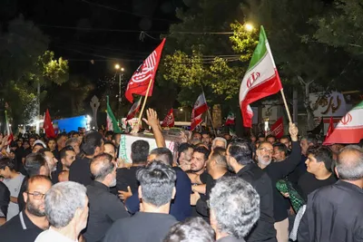 وداع ملایری‌ها با شهید علیرضا فتحی