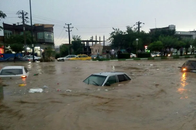اسامی مسیرهای درگیر سیل و آبگرفتگی و ریزش کوه کرمانشاه
