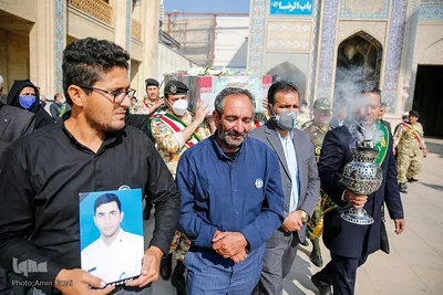 استقبال و تشییع پیکر ۴ شهید حادثه ناوچه کنارک در شیراز