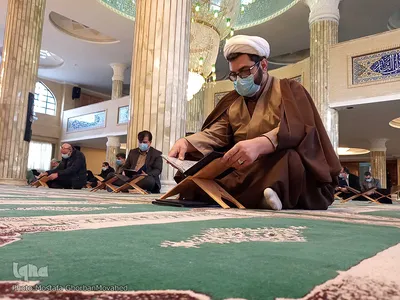 مراسم ختم قرآن به مناسبت ایام شهادت حضرت فاطمه(س) در اهر