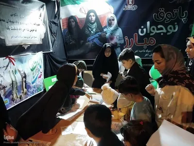 تجمع شبانه حمایت از مدافعان وطن و جشن مهر ماندگار ویژه ازدواج زوجین جانفدا در اهر