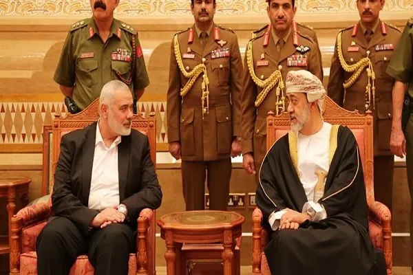 دیدار هیئتی از جنبش حماس با پادشاه جدید عمان