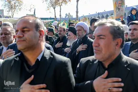 راهپيمايي سوگواران سردار دل‌ها در شيراز