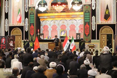 بزرگداشت رهبر شهید از سوی عتبه حسینی در حرم بانوی کرامت