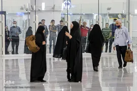 در حاشیه مراسم بدرقه اولین کاروان حجاج ایرانی