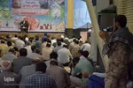 تشییع پیکر مصطفی رشیدپور شهید مدافع حرم بر دستان مردم اهواز 