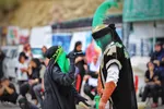 اجرای شبیه‌خوانی در مرز تمرچین پیرانشهر‎