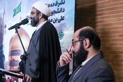 آیین افتتاحیه تشرف ۱۰ هزار دانشجوی زائر اولی به زیارت علی بن موسی الرضا(ع)
