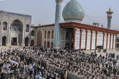 مراسم تشییع پیکر مطهر سروان شهید«رضا کریمی»
