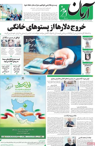 روزنامه آرمان امروز